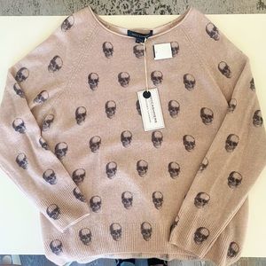 NWT Skull Cashmere Pink Sweater